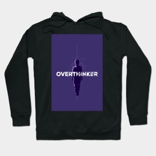 silhouette of a man that trapped by his mind Hoodie